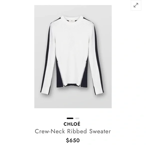Chloé x Fusalp pullover knit CHLOÉ + Fusalp zip-detailed ribbed-knit sweater | NET-A-PORTER